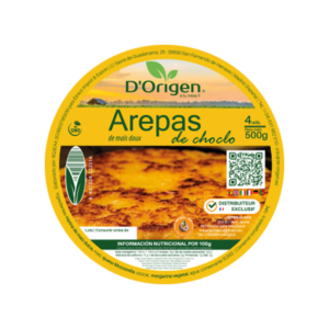 AREPA CHOCLO D’ORIGEN 500g. Cj x 25Paq. x 4Uds.