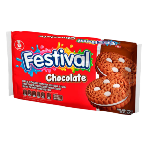 GALLETA FESTIVAL CHOCOLATE 403g. Cj x 12Paq. x 12Uds.