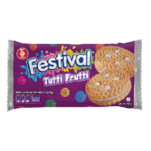 GALLETA FESTIVAL TUTTI FRUTTI 403g. Cj. x 12Paq. x 12Uds.