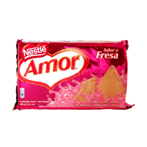 GALLETA AMOR NESTLE FRESA 100g Cj x 60Uds.