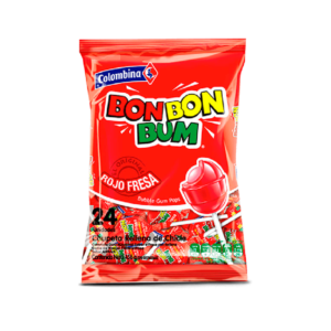 BON BON BUM FRESA Cj x 15 Bolsas x 24Uds.