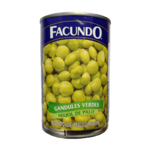 GANDULES VERDES FACUNDO 425g. Cj x 24Uds.