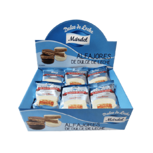 ALFAJORES BLANCOS DULCE/LECHE MARDEL Cj. x 6Dsp. x 24Uds.