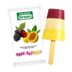 HELADO GREEN TRICOLOR 110g. Cj. x 50 Uds.