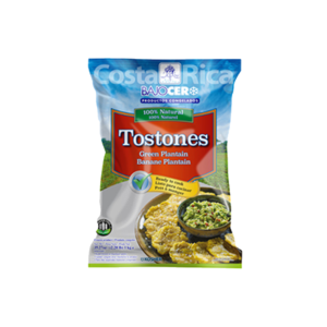 TOSTONES DE PLATANO CONGELADOS BAJO CERO 1 kg. Cj. x 10 uds.