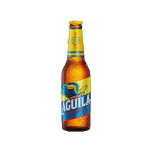 CERVEZA AGUILA BOTELLA 330 ml. Cj. x 24 uds.